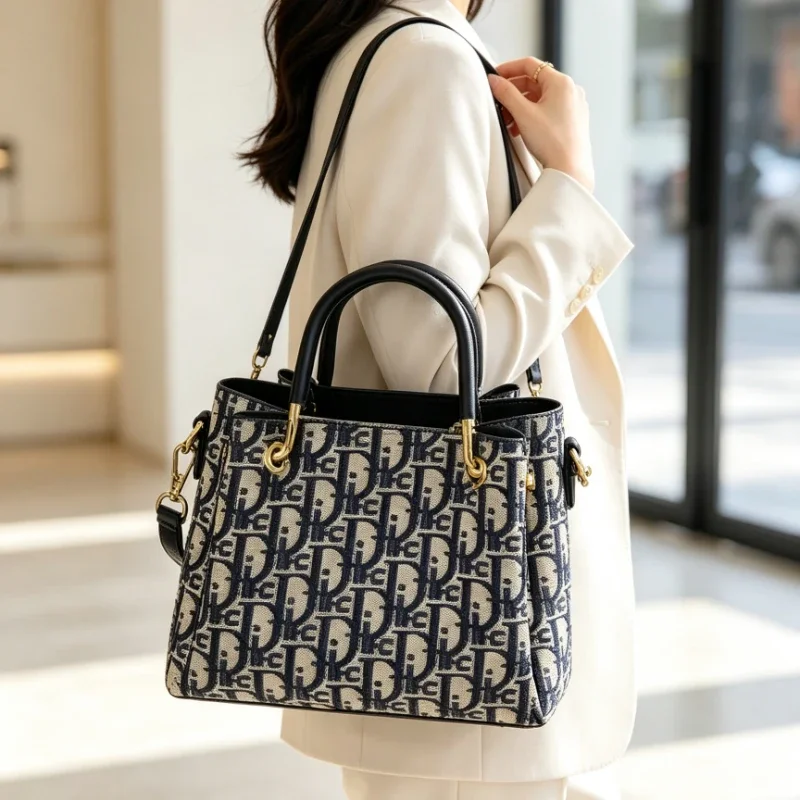 Luxury Bags Sale - Elegante Damen-Tragetasche aus Leder von Luxusmarke
