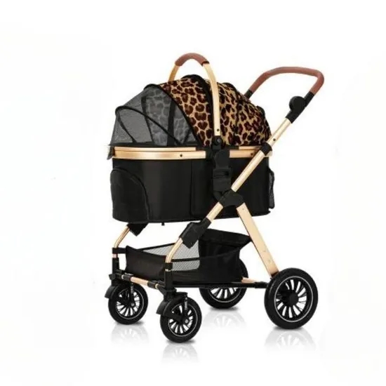 Luxury Bags For Travel - Luxuriöser 3-in-1 Aluminium-Legierung Faltbarer Haustier-Kinderwagen Maßgefertigter