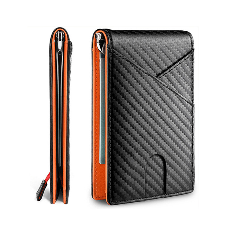 Luxury Bags For Men Brands - RFID-Kreditkartenhalter Herren-Geldbörsen Geldbeutel Carbonfaser Luxusmarke Tasche