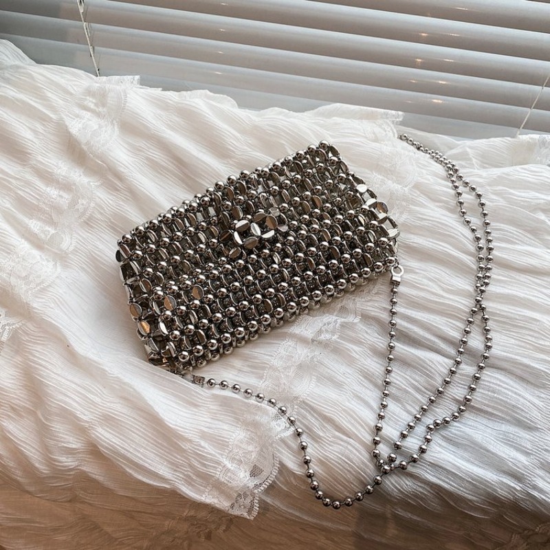 Luxury Bags Sale - PU-Luxus-Abendtaschen in Unifarben mit Aushöhlungen, Elegante