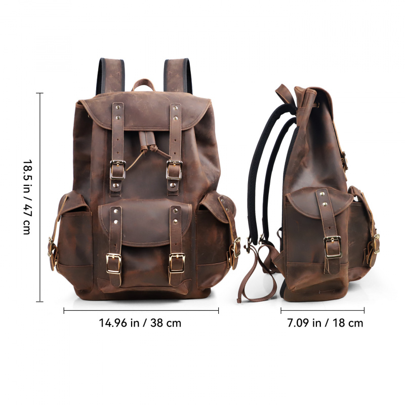 Neuheiten Leder-Rucksack Luxus – Luxury Bags For Travel Bewertung und Preis