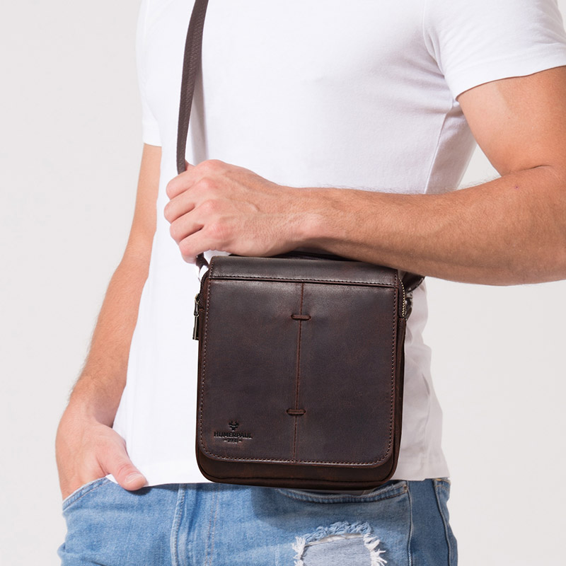 Vintage Crazy Horse Leder Männ – Luxury Bags For Travel Bewertung und Preis