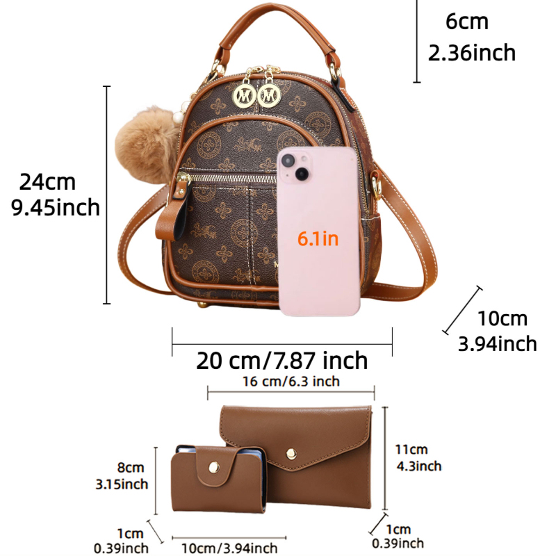 3-teiliges Damen-Taschenset, l – Luxury Bags In Bewertung und Preis