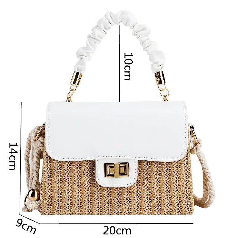 Stroh-Strandtasche für Damen,  – Luxury Bags For Summer Bewertung und Preis