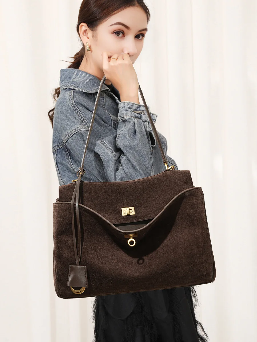 Herbst Winter frauen Wildleder – Luxury Bags Brand Bewertung und Preis