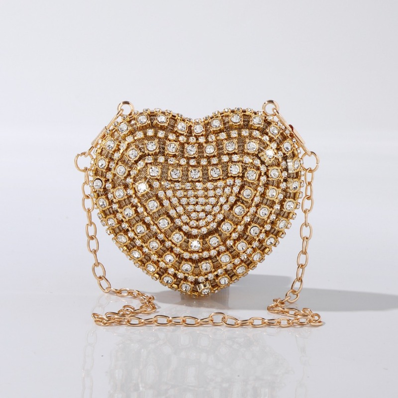 Mini herzförmige Diamantfassun – Luxury Bags Design Bewertung und Preis