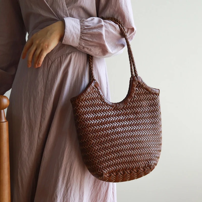 Damen Rattan-Geflecht Bucket T – Luxury Bags For Summer Bewertung und Preis