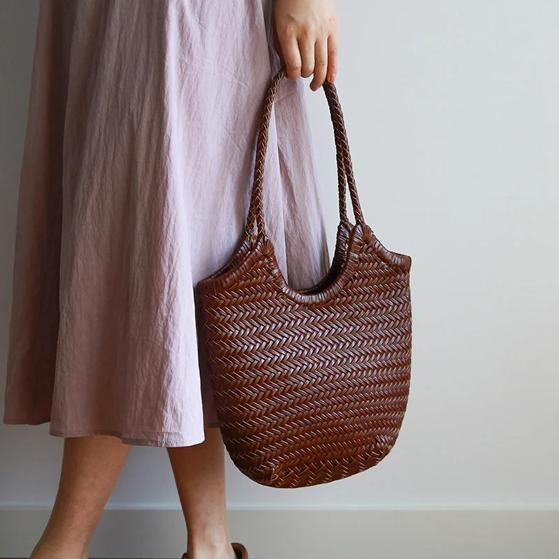 Damen Rattan-Geflecht Bucket T – Luxury Bags For Summer Bewertung und Preis