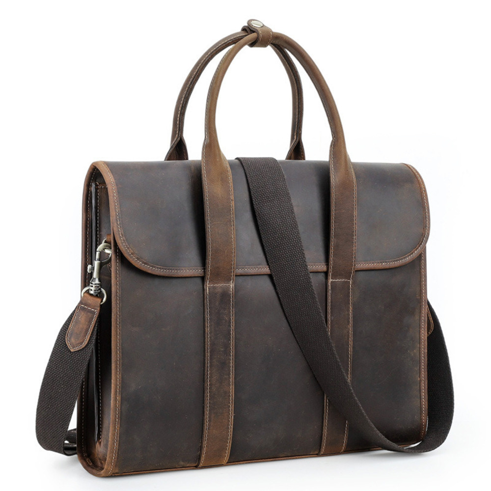 2025 schwarz Crazy Horse männe – Luxury Bags For Men Brands Bewertung und Preis