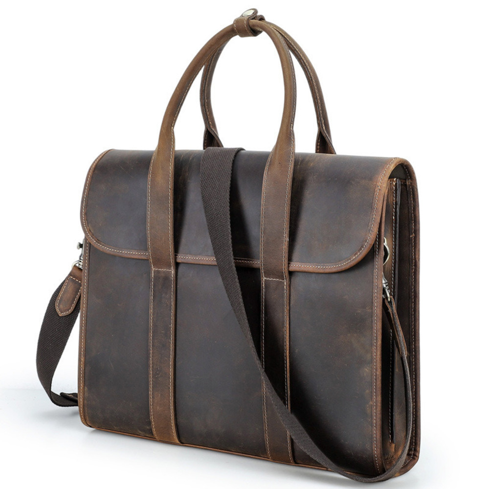 2025 schwarz Crazy Horse männe – Luxury Bags For Men Brands Bewertung und Preis