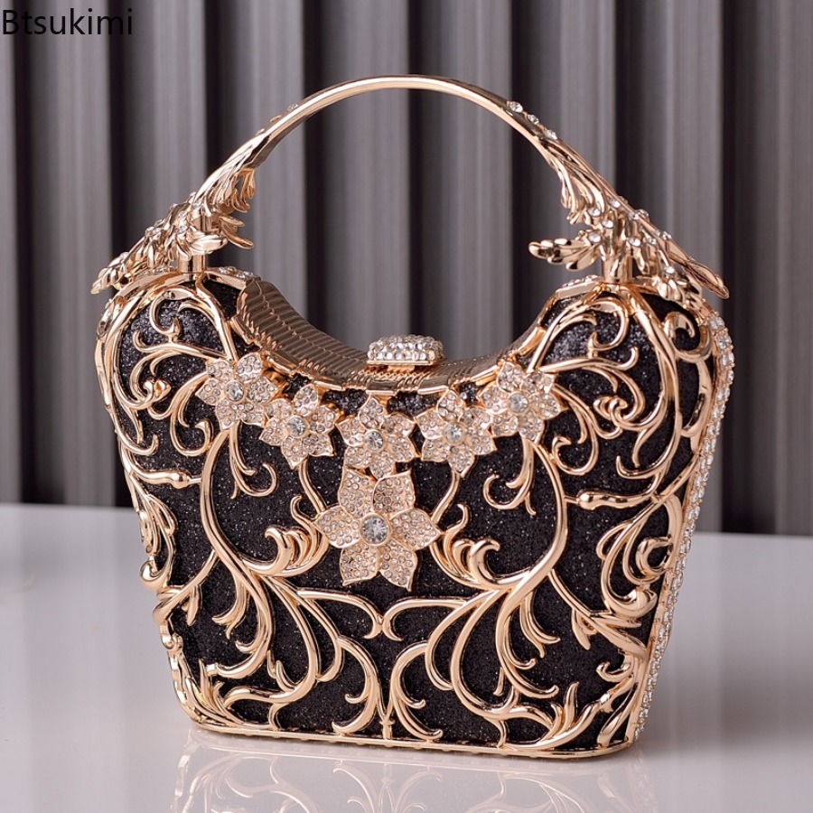 Ausgehöhlte Metall-Abendtasche – Luxury Bags Collection Bewertung und Preis