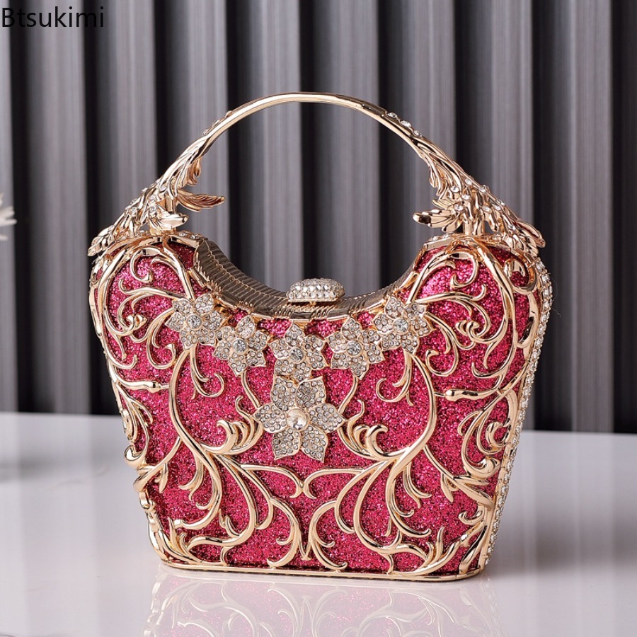 Ausgehöhlte Metall-Abendtasche – Luxury Bags Collection Bewertung und Preis