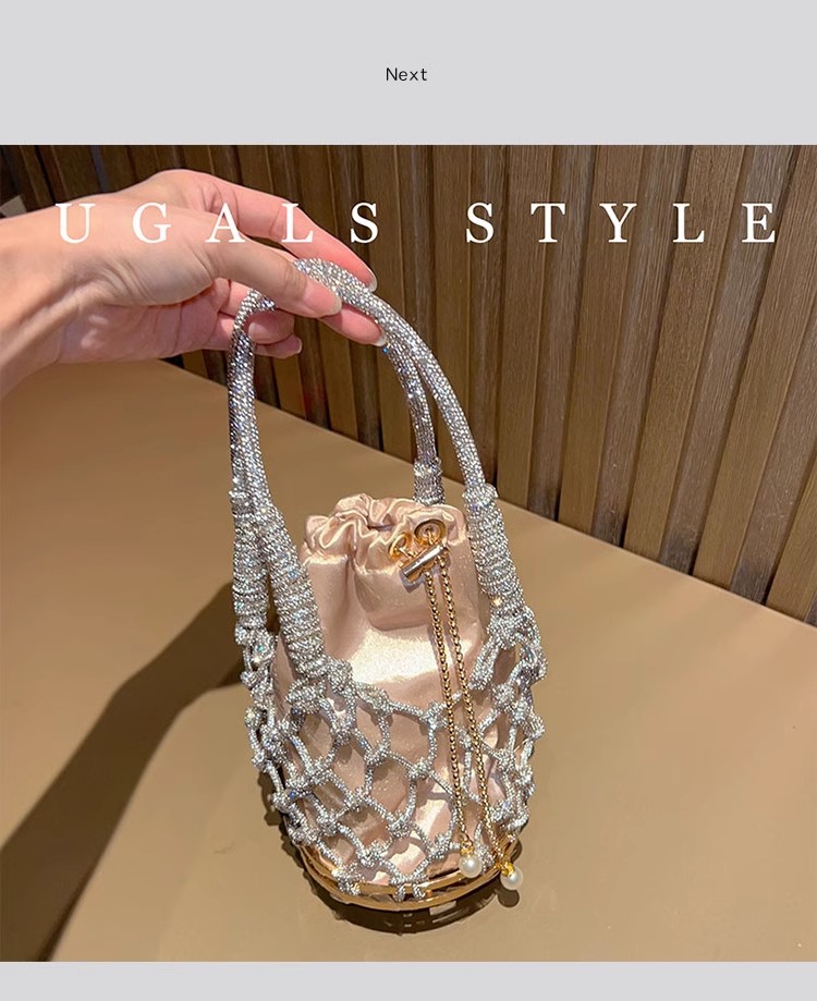 Aushöhlen Glitter Seil gewebt  – Luxury Bags Collection Bewertung und Preis