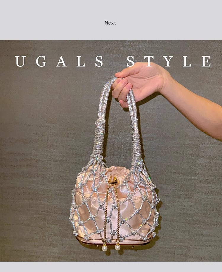 Aushöhlen Glitter Seil gewebt  – Luxury Bags Collection Bewertung und Preis
