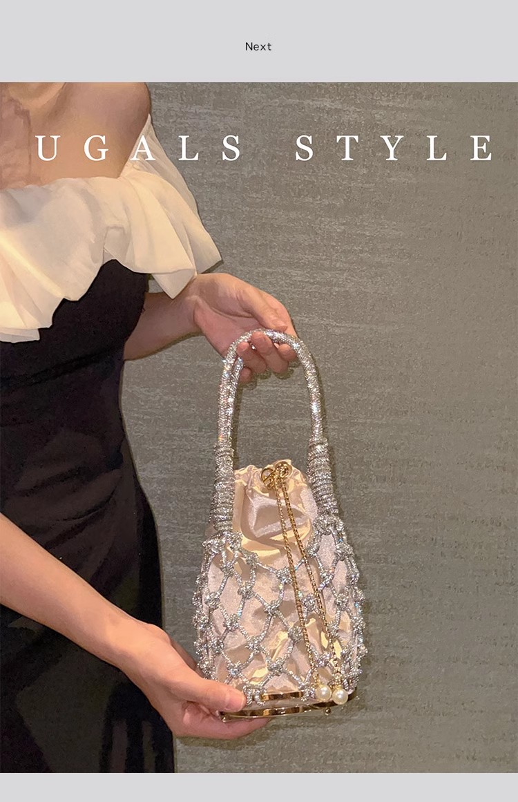 Aushöhlen Glitter Seil gewebt  – Luxury Bags Collection Bewertung und Preis