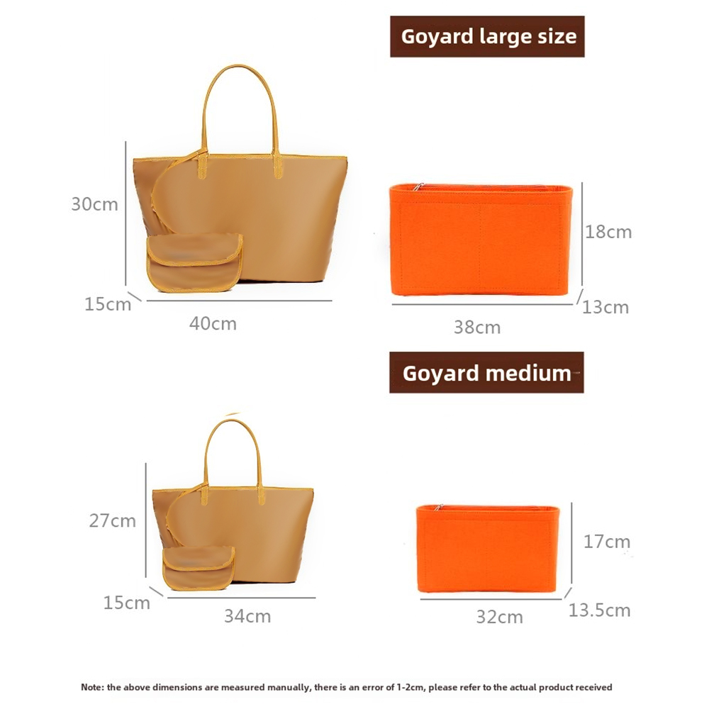 Filz-Einsatztasche, Kosmetik-O – Luxury Bags Goyard Bewertung und Preis