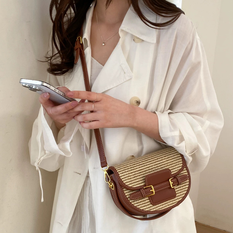 Englischer Stil Mini-Strohsatt – Luxury Bags Design Bewertung und Preis