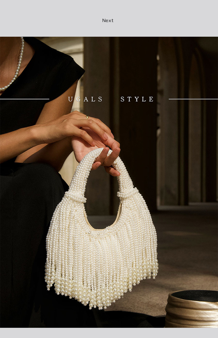 Designer-Clutch mit Perlengrif – Luxury Bags Collection Bewertung und Preis