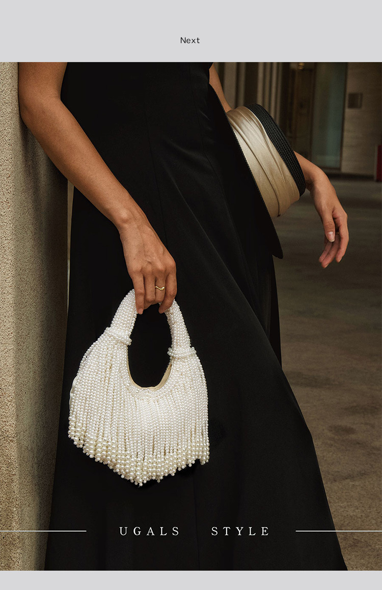Designer-Clutch mit Perlengrif – Luxury Bags Collection Bewertung und Preis