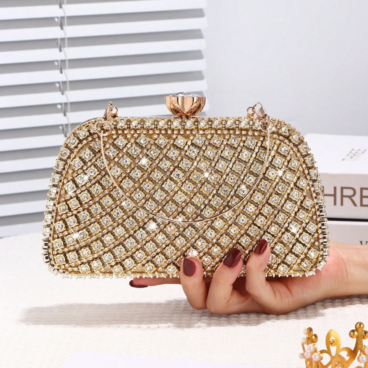 Luxuriöse Diamanten-Glitzer-Ab – Luxury Bags Vintage Bewertung und Preis