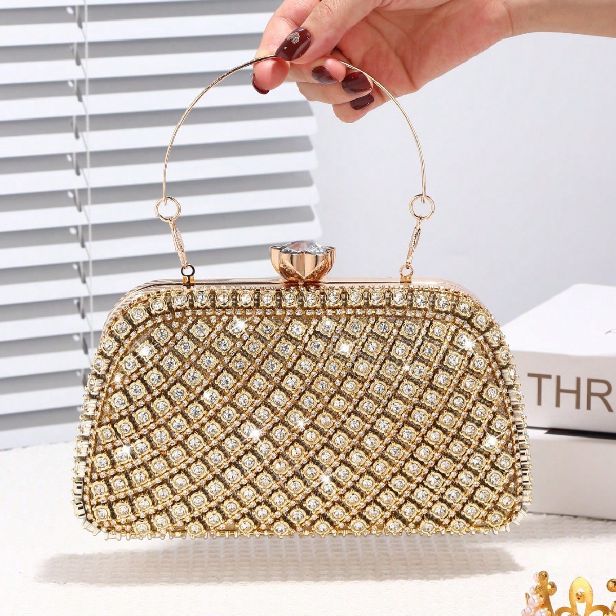 Luxuriöse Diamanten-Glitzer-Ab – Luxury Bags Vintage Bewertung und Preis