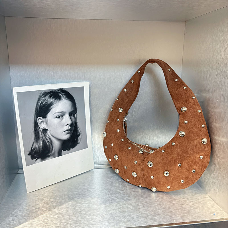 Vintage Niet Faux Wildleder Ha – Luxury Bags Vintage Bewertung und Preis